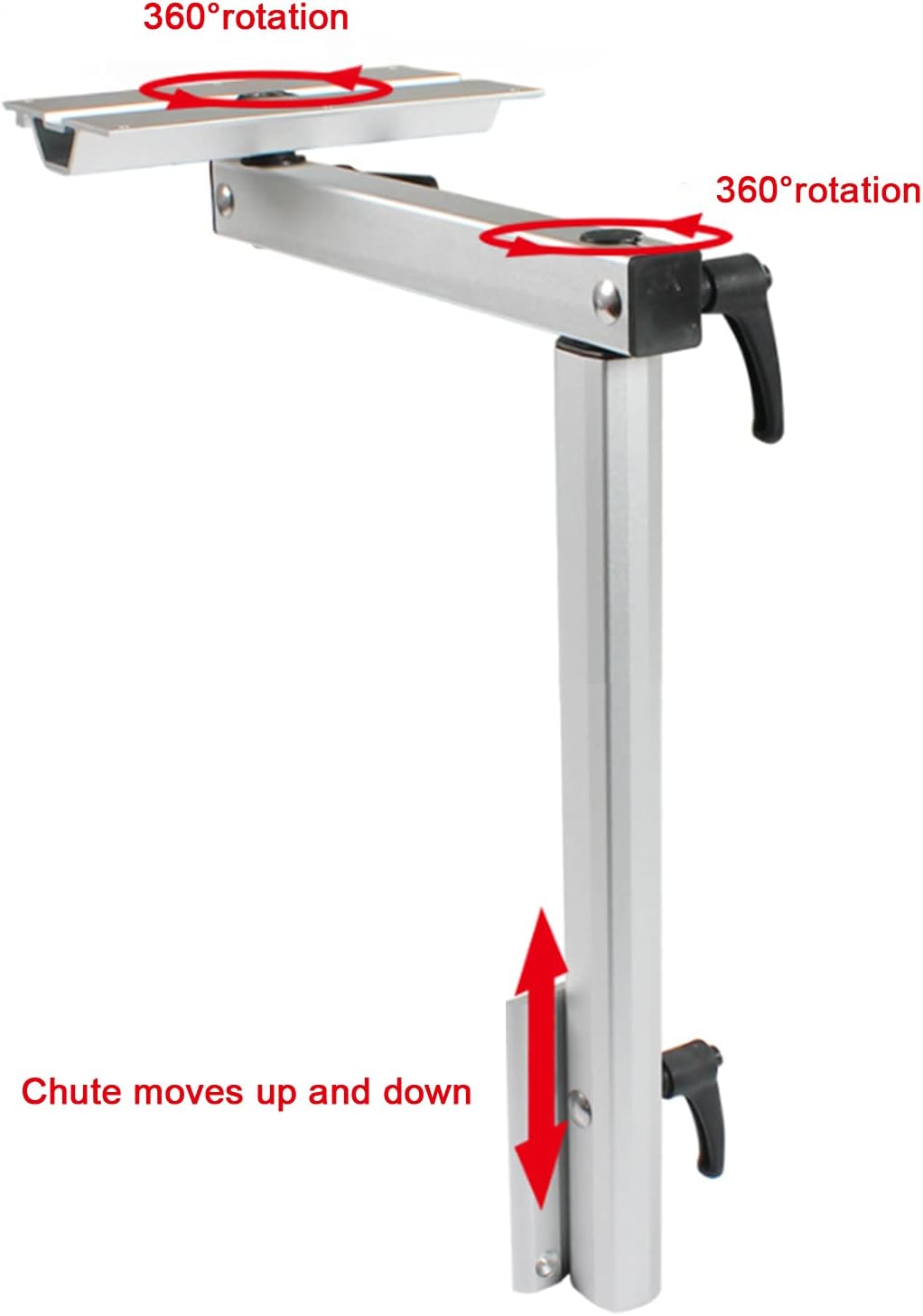 Removable Laptop Table Leg Bracket, 360 Degrees Rotatable Adjustable X171466