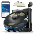 White Robot Vacuum with Wifi and Alexa J214