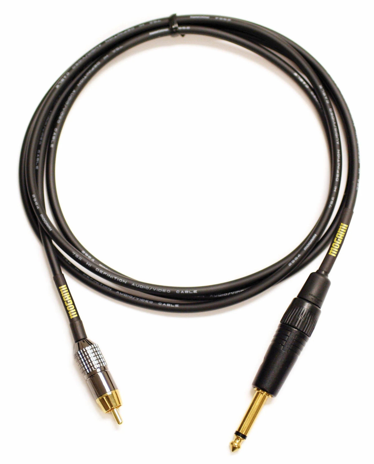 Gold TS to RCA Cable 12 Foot F663847