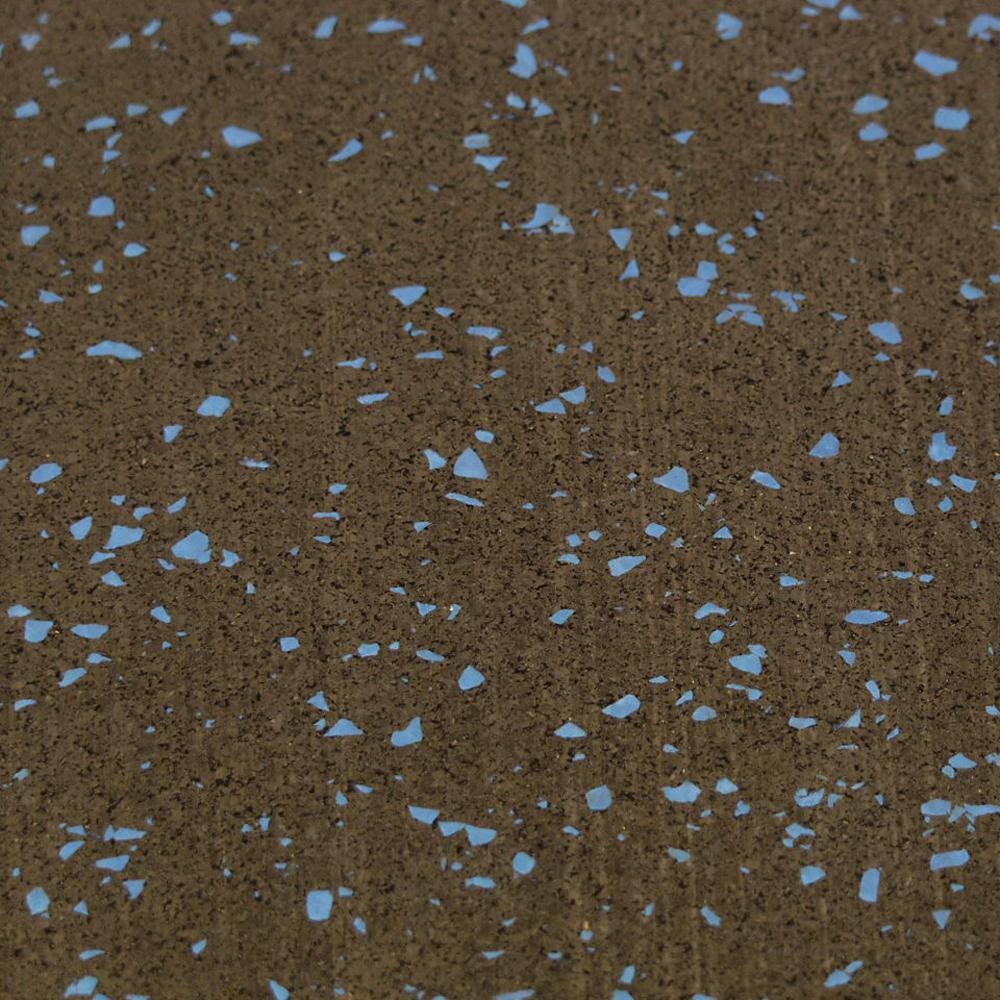 Blue Dot Recycled Rubber Flooring Rolls 156 x 48 x 0.19 in. U485528