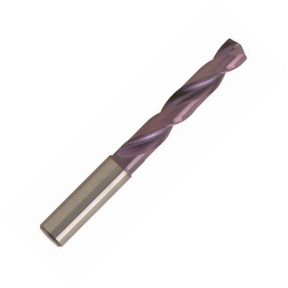16mm Carbide 140° Point Coated Drill, Reinforced Straight Shank, 83mm LOC L211