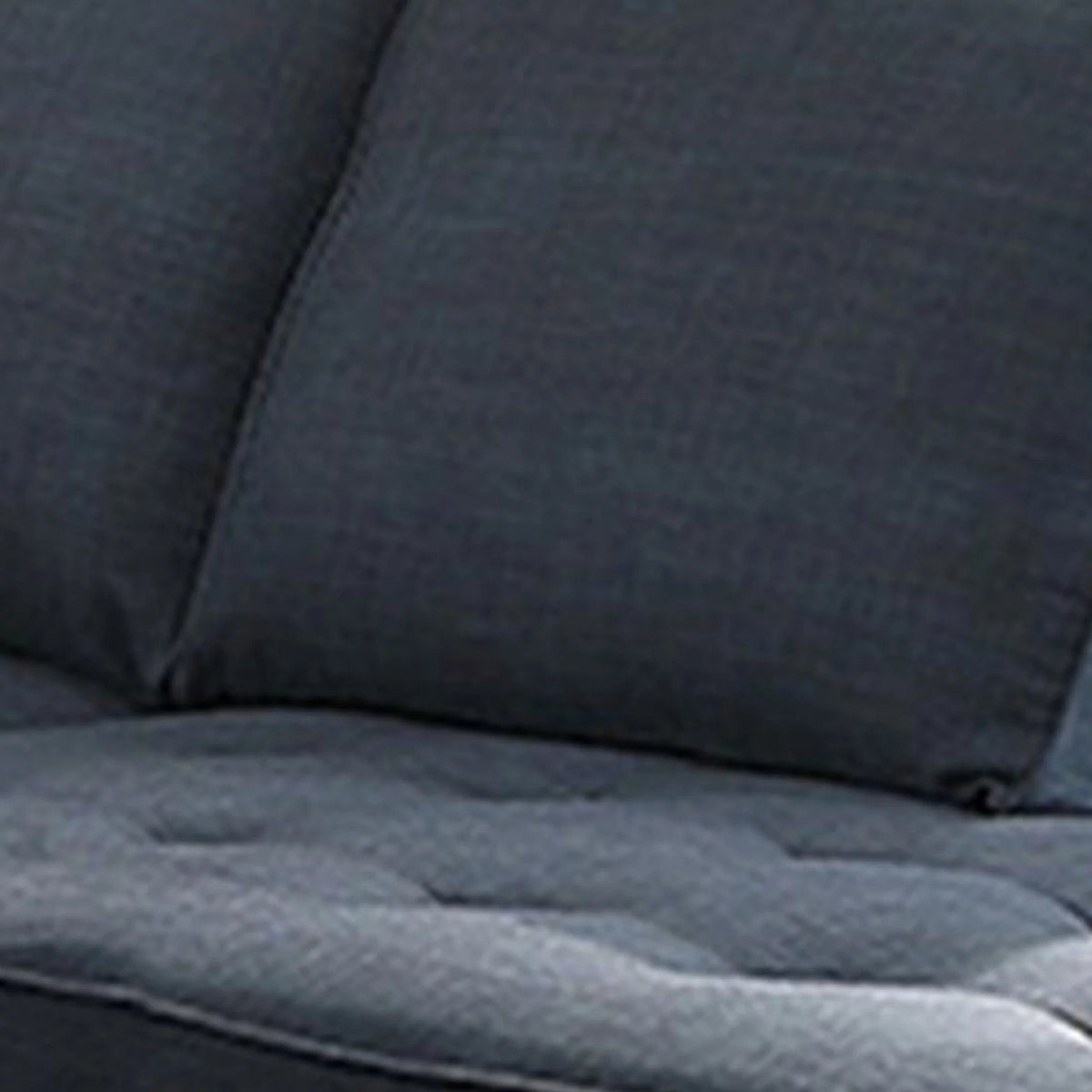 Blue Fabric L Shape Sectional Sofa with Reversible Chaise M9965