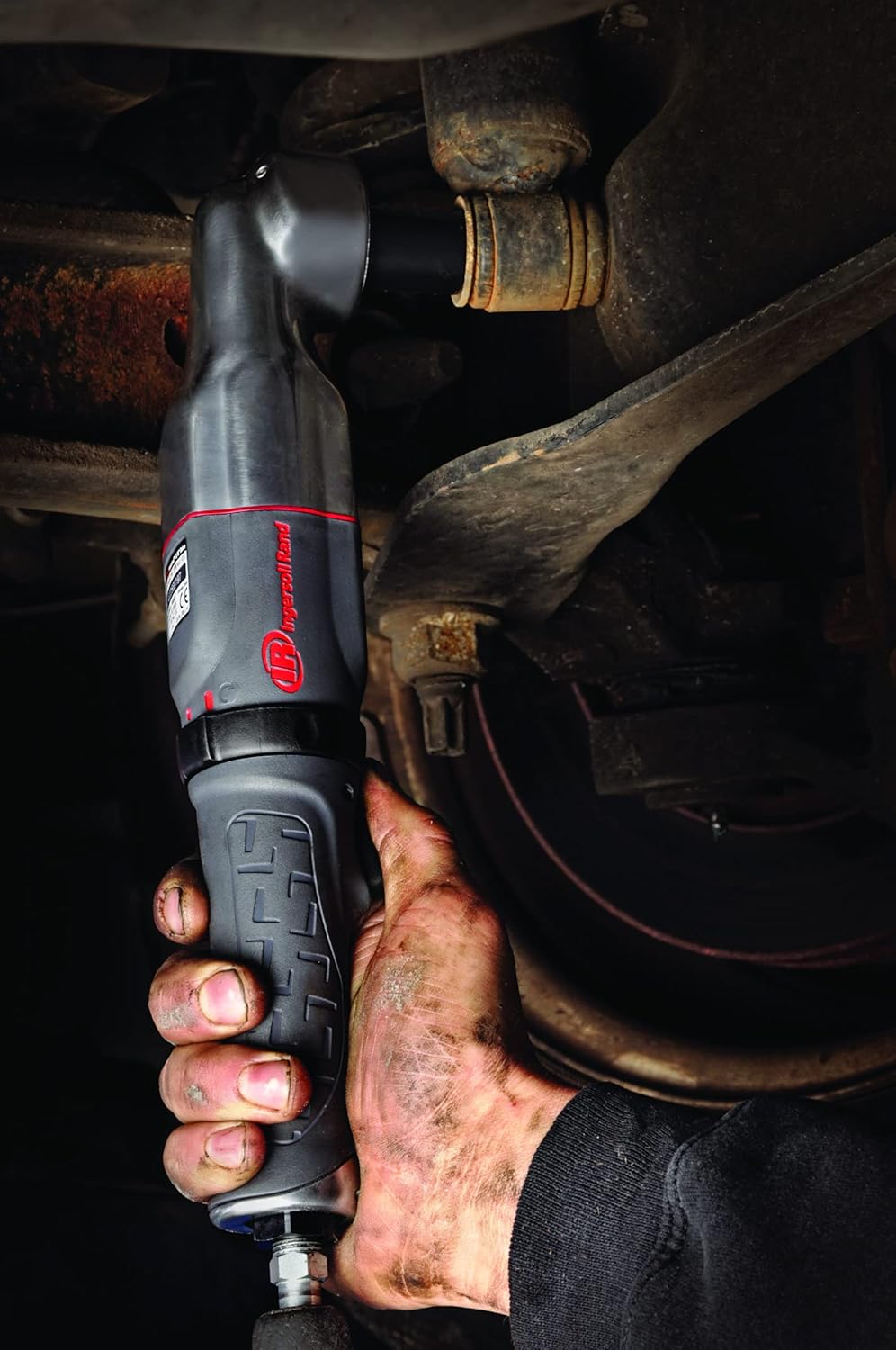 3/8" Pneumatic Air Impact Wrench, Right Angle, Low Profile, Gray W675