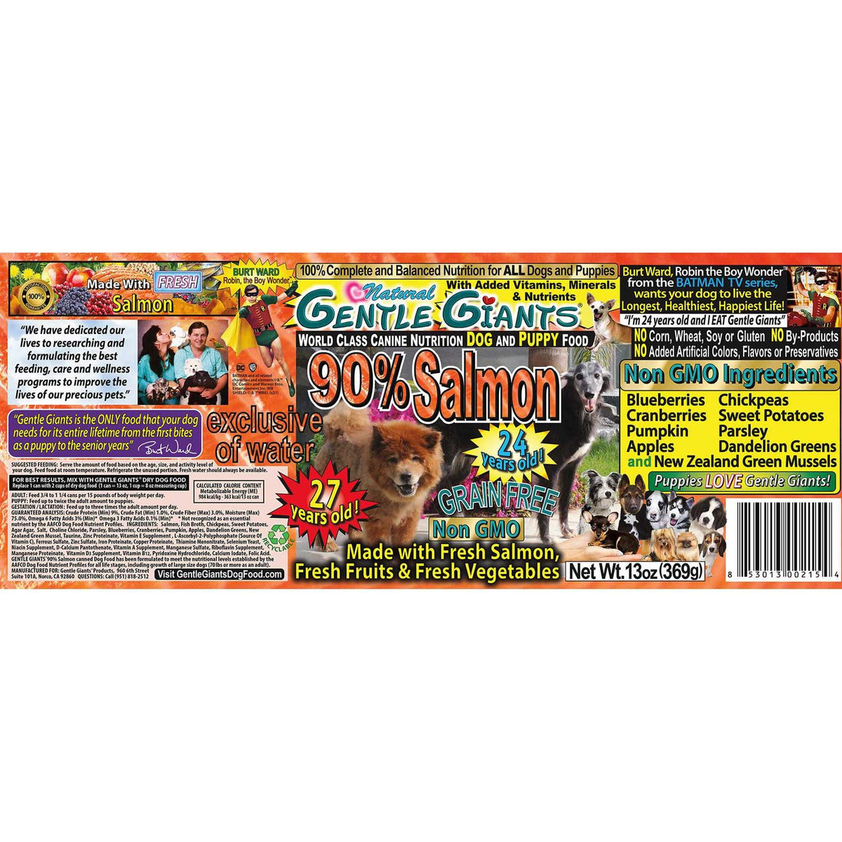 All Natural Grain Free 90% Salmon Y952364