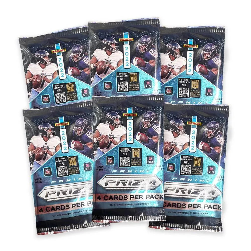 NFL Prizm Football Trading Card Blaster Box D4610